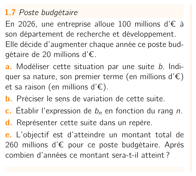 Exercice 1.7